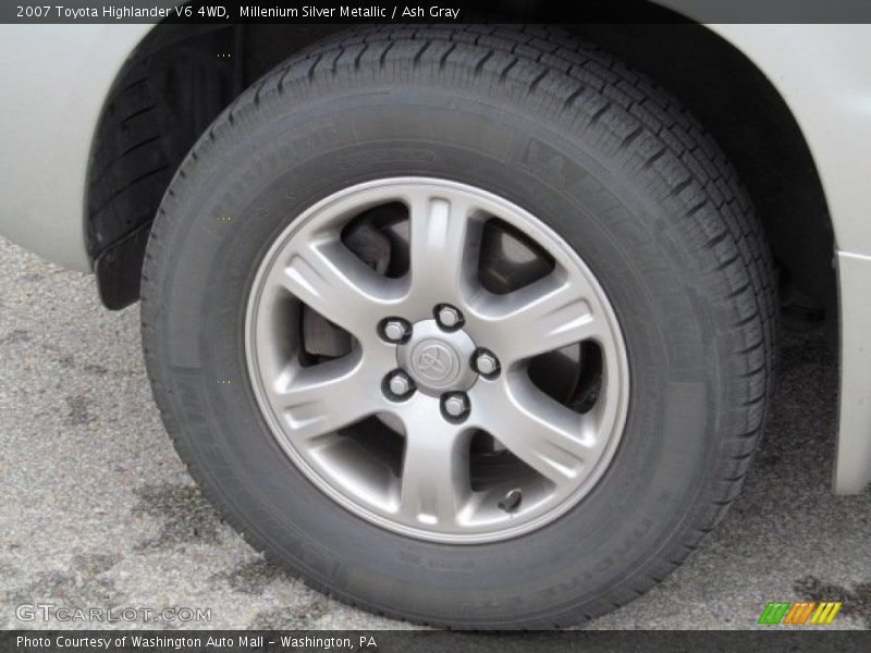 Millenium Silver Metallic / Ash Gray 2007 Toyota Highlander V6 4WD