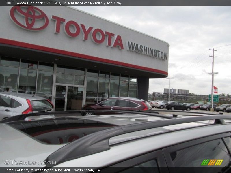 Millenium Silver Metallic / Ash Gray 2007 Toyota Highlander V6 4WD