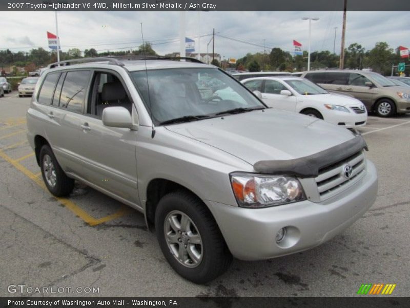 Millenium Silver Metallic / Ash Gray 2007 Toyota Highlander V6 4WD