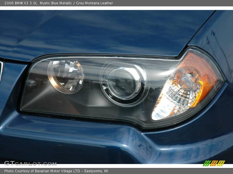 Mystic Blue Metallic / Grey Montana Leather 2006 BMW X3 3.0i