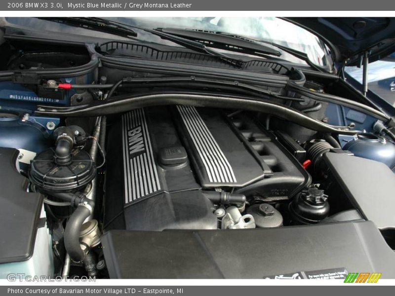 Mystic Blue Metallic / Grey Montana Leather 2006 BMW X3 3.0i