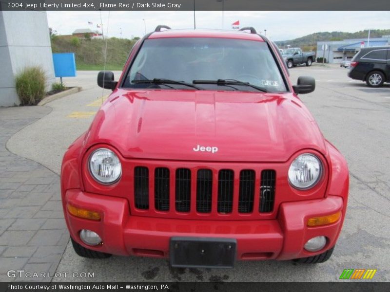Flame Red / Dark Slate Gray 2004 Jeep Liberty Limited 4x4