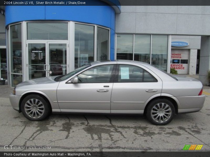 Silver Birch Metallic / Shale/Dove 2004 Lincoln LS V8