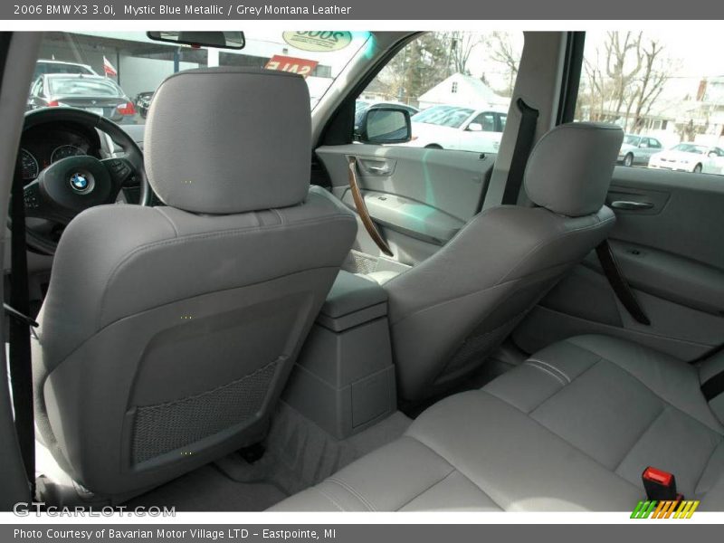 Mystic Blue Metallic / Grey Montana Leather 2006 BMW X3 3.0i