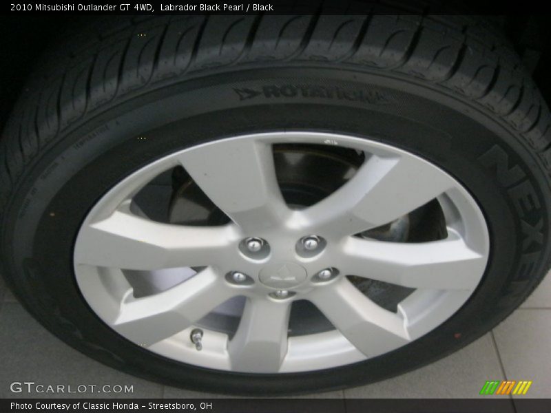 Labrador Black Pearl / Black 2010 Mitsubishi Outlander GT 4WD