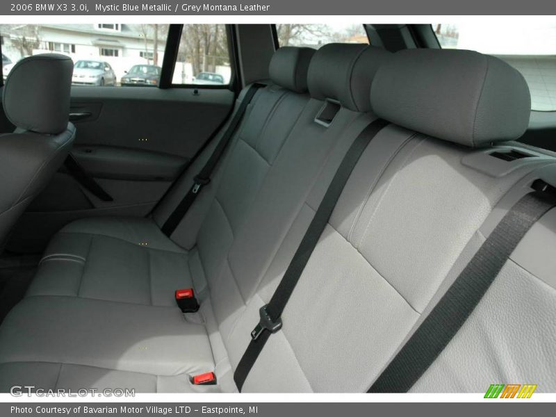 Mystic Blue Metallic / Grey Montana Leather 2006 BMW X3 3.0i