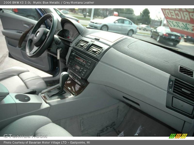 Mystic Blue Metallic / Grey Montana Leather 2006 BMW X3 3.0i