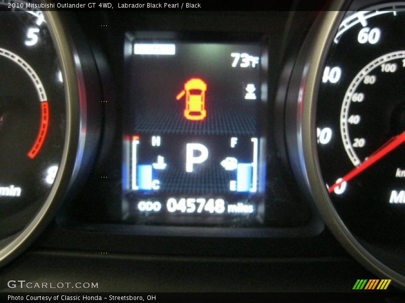 Labrador Black Pearl / Black 2010 Mitsubishi Outlander GT 4WD