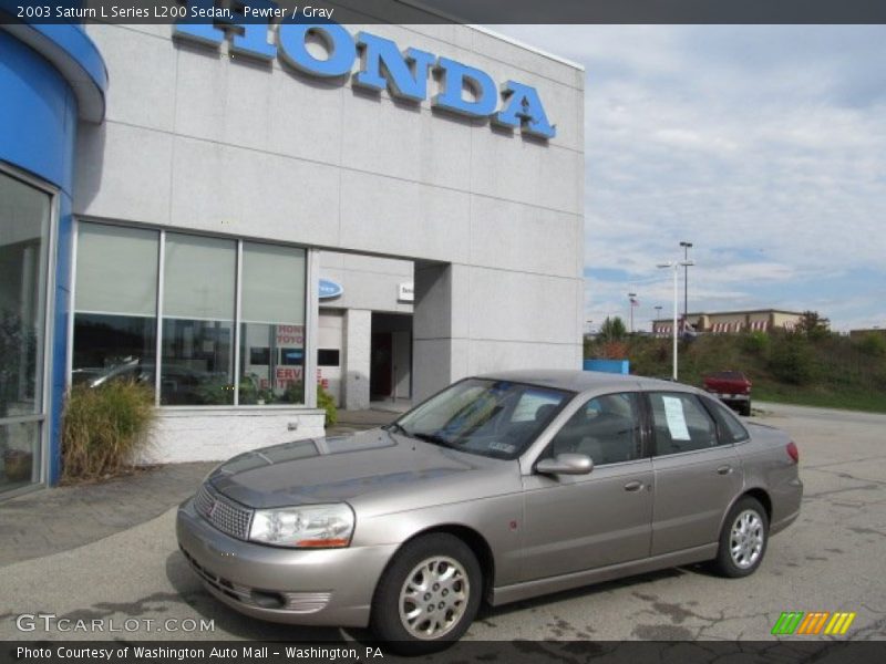 Pewter / Gray 2003 Saturn L Series L200 Sedan