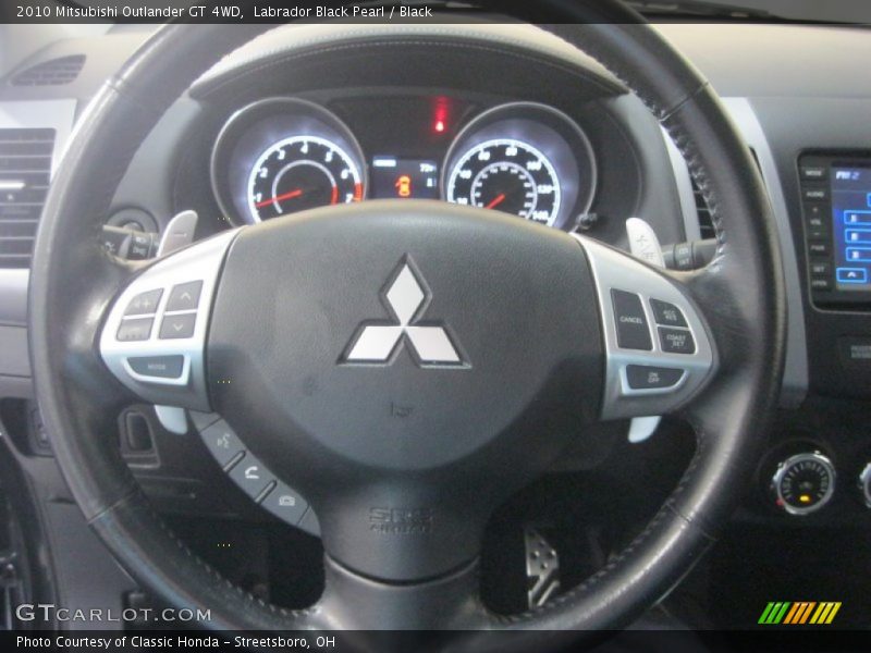 Labrador Black Pearl / Black 2010 Mitsubishi Outlander GT 4WD