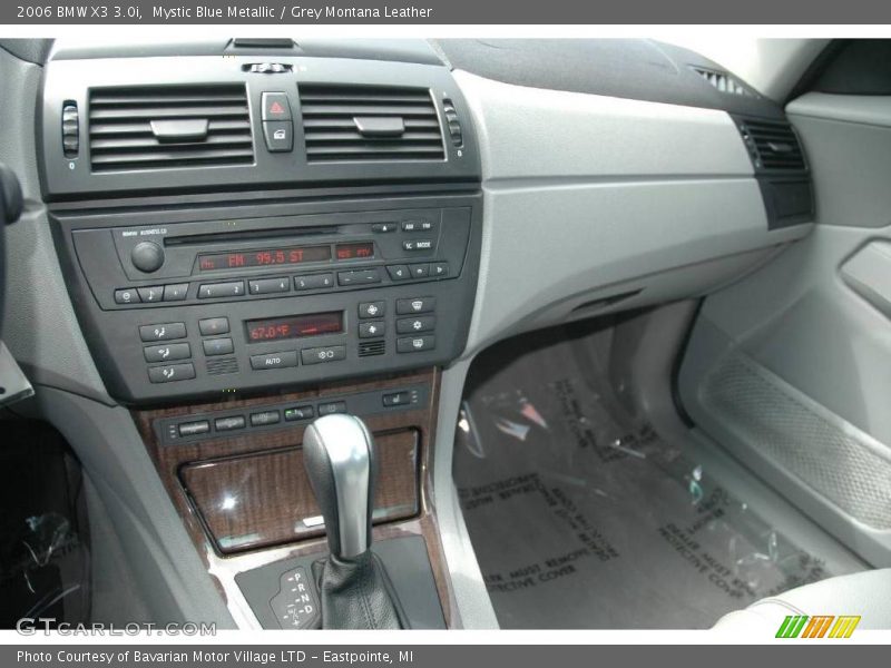 Mystic Blue Metallic / Grey Montana Leather 2006 BMW X3 3.0i