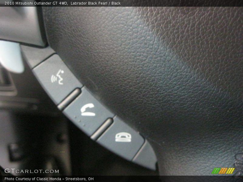 Labrador Black Pearl / Black 2010 Mitsubishi Outlander GT 4WD