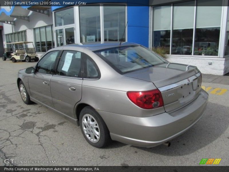 Pewter / Gray 2003 Saturn L Series L200 Sedan