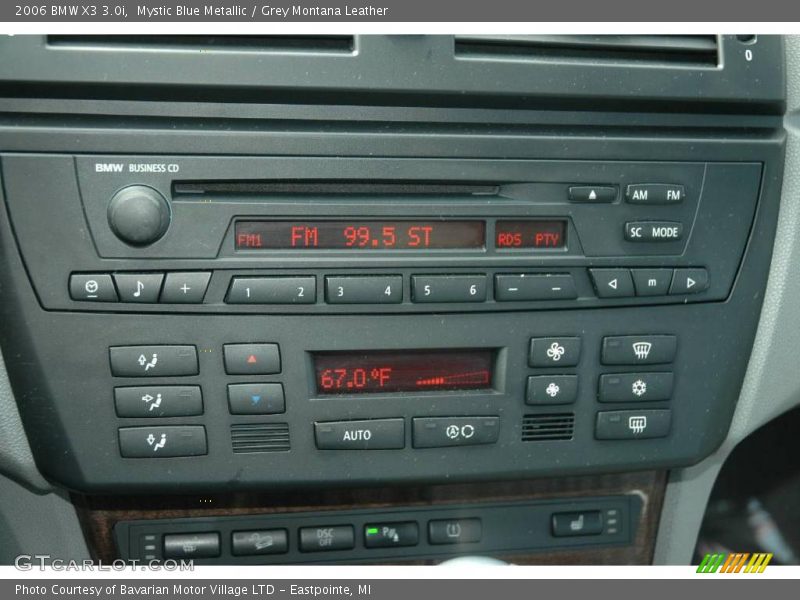 Mystic Blue Metallic / Grey Montana Leather 2006 BMW X3 3.0i