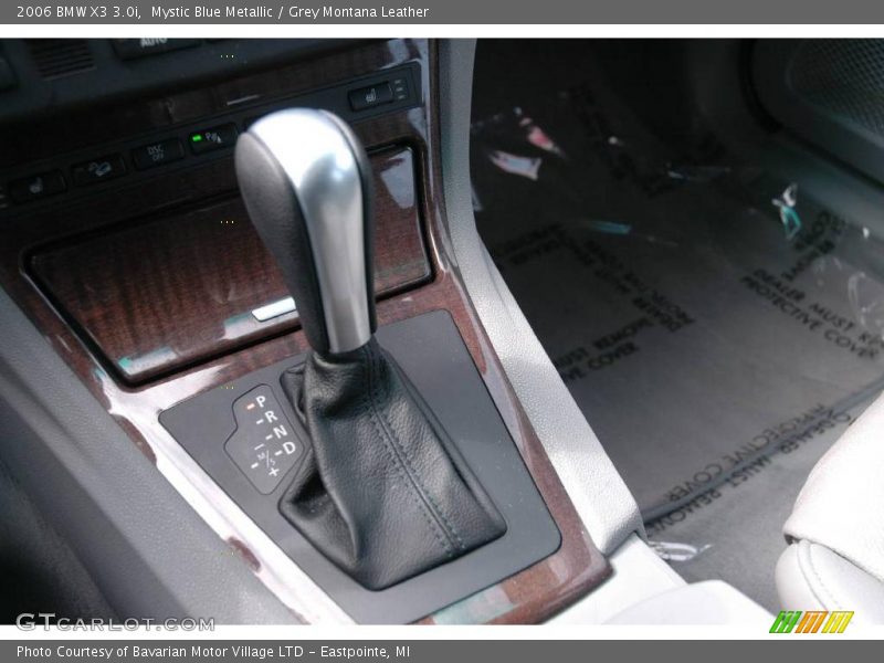 Mystic Blue Metallic / Grey Montana Leather 2006 BMW X3 3.0i