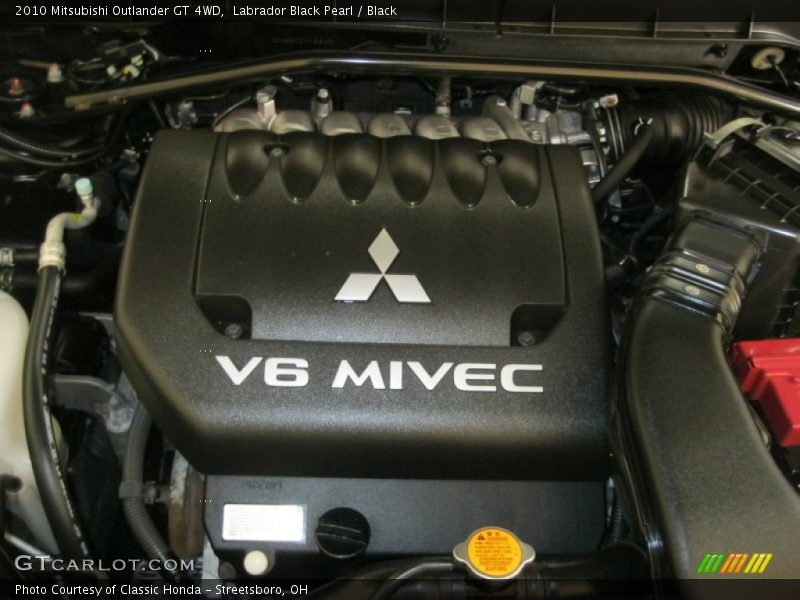 Labrador Black Pearl / Black 2010 Mitsubishi Outlander GT 4WD