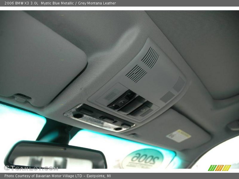 Mystic Blue Metallic / Grey Montana Leather 2006 BMW X3 3.0i