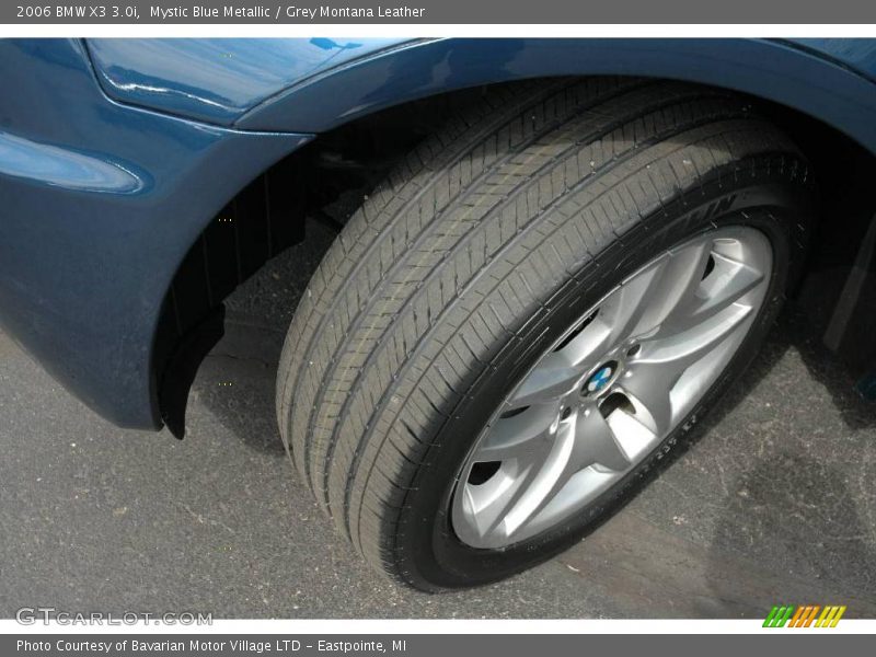 Mystic Blue Metallic / Grey Montana Leather 2006 BMW X3 3.0i