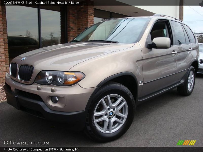 Kalahari Beige Metallic / Beige 2006 BMW X5 3.0i