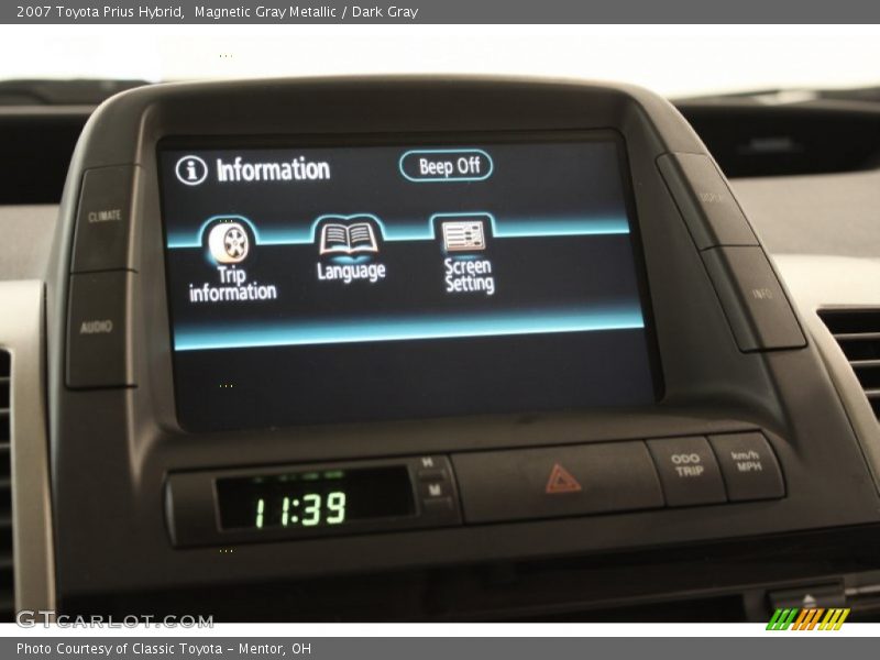 Magnetic Gray Metallic / Dark Gray 2007 Toyota Prius Hybrid