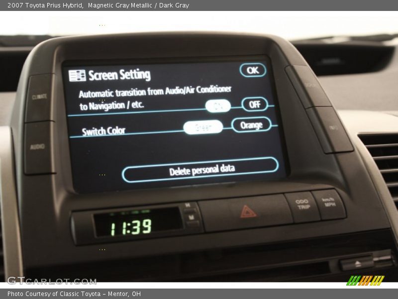 Magnetic Gray Metallic / Dark Gray 2007 Toyota Prius Hybrid