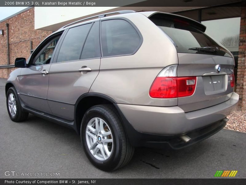 Kalahari Beige Metallic / Beige 2006 BMW X5 3.0i