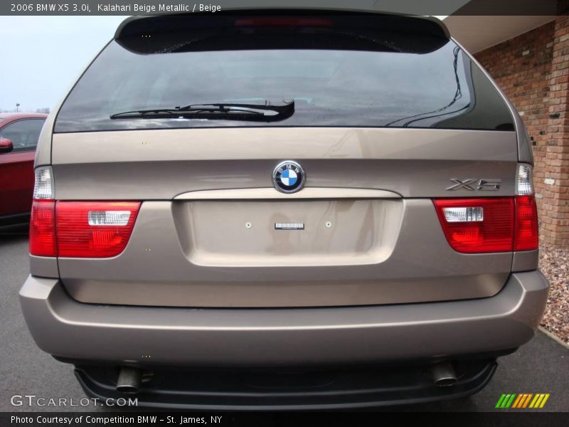 Kalahari Beige Metallic / Beige 2006 BMW X5 3.0i