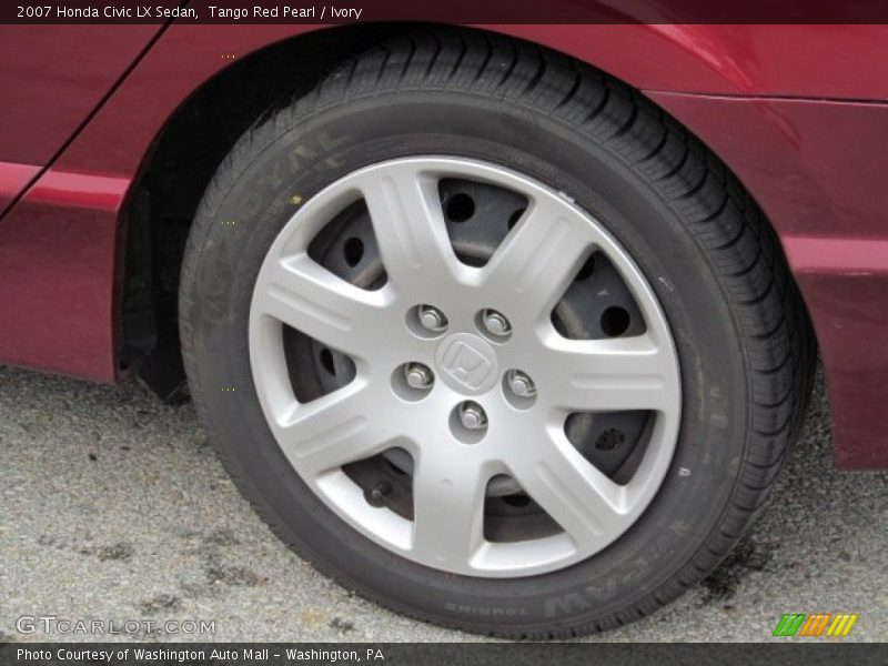 Tango Red Pearl / Ivory 2007 Honda Civic LX Sedan