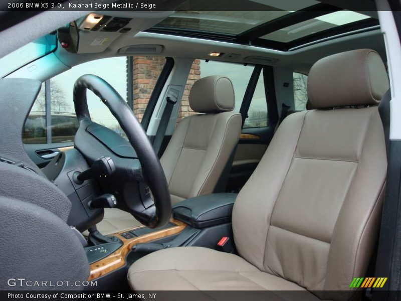 Kalahari Beige Metallic / Beige 2006 BMW X5 3.0i