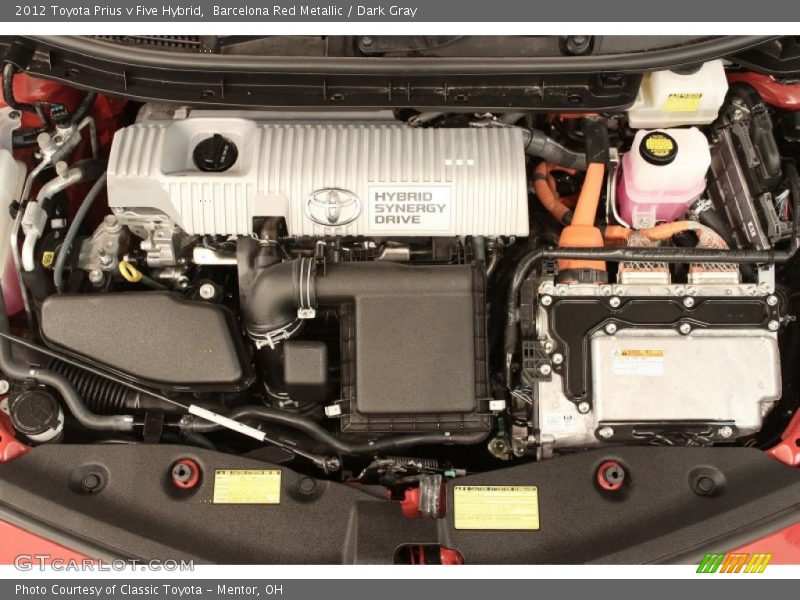  2012 Prius v Five Hybrid Engine - 1.8 Liter DOHC 16-Valve VVT-i 4 Cylinder Gasoline/Electric Hybrid