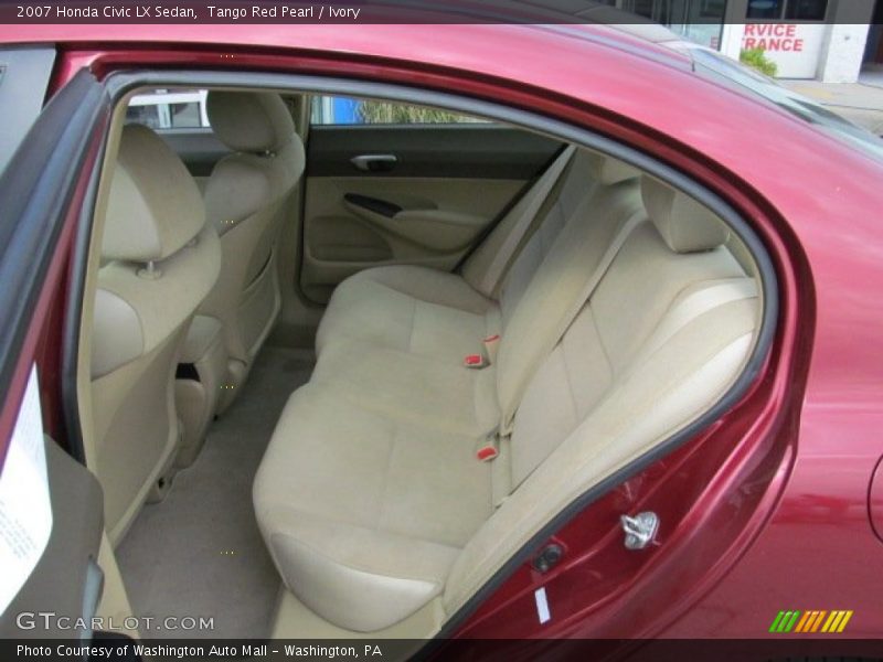 Tango Red Pearl / Ivory 2007 Honda Civic LX Sedan