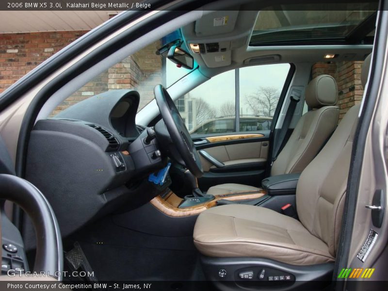 Kalahari Beige Metallic / Beige 2006 BMW X5 3.0i