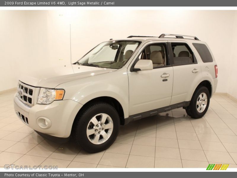 Light Sage Metallic / Camel 2009 Ford Escape Limited V6 4WD