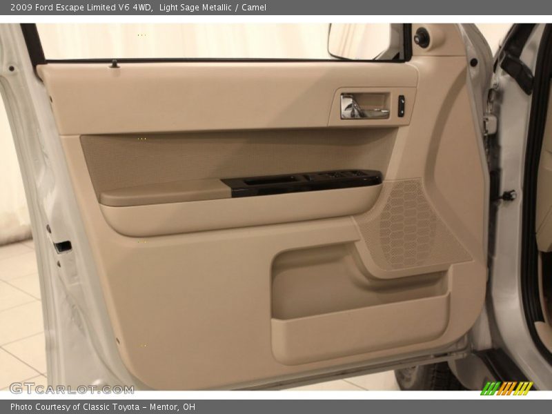 Light Sage Metallic / Camel 2009 Ford Escape Limited V6 4WD