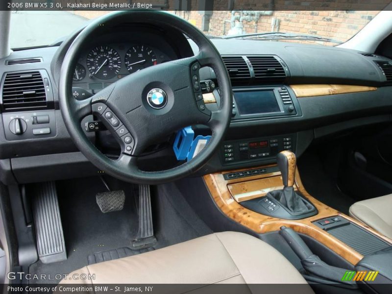 Kalahari Beige Metallic / Beige 2006 BMW X5 3.0i