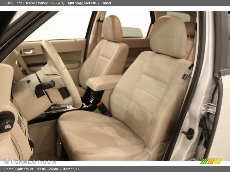 Light Sage Metallic / Camel 2009 Ford Escape Limited V6 4WD