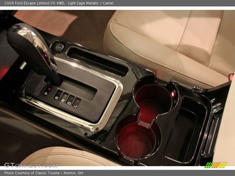Light Sage Metallic / Camel 2009 Ford Escape Limited V6 4WD