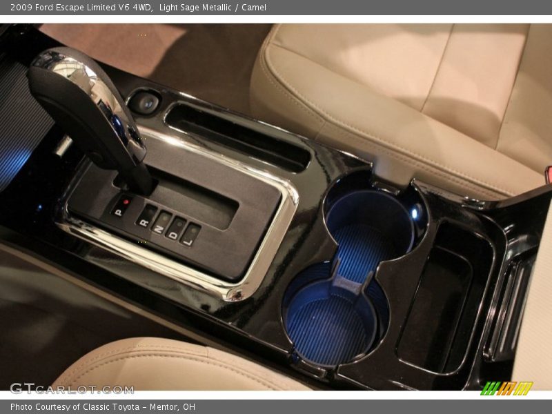 Light Sage Metallic / Camel 2009 Ford Escape Limited V6 4WD