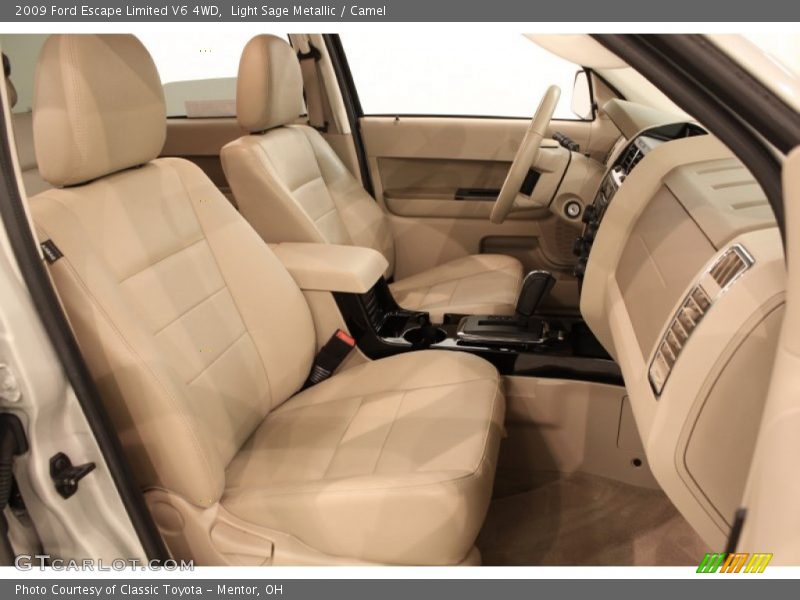 Light Sage Metallic / Camel 2009 Ford Escape Limited V6 4WD