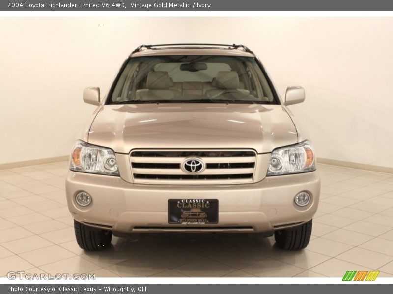 Vintage Gold Metallic / Ivory 2004 Toyota Highlander Limited V6 4WD