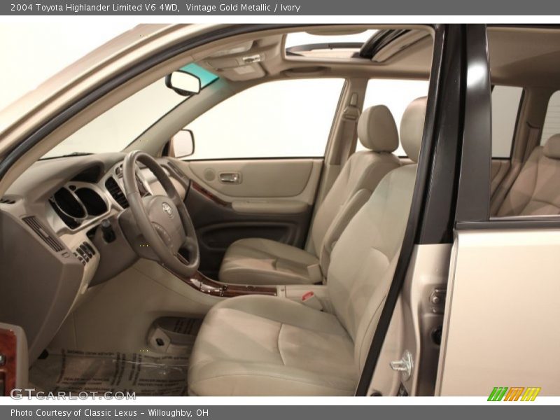 Vintage Gold Metallic / Ivory 2004 Toyota Highlander Limited V6 4WD