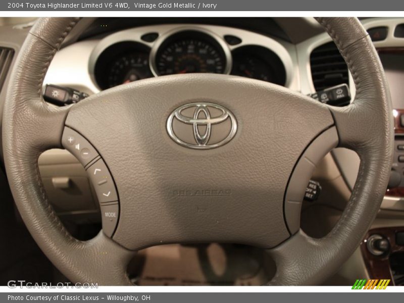 Vintage Gold Metallic / Ivory 2004 Toyota Highlander Limited V6 4WD