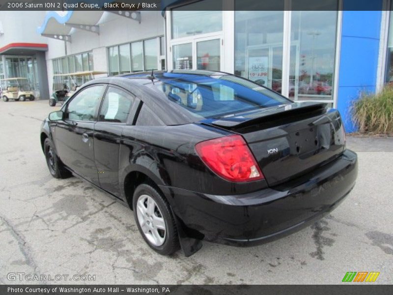 Black Onyx / Black 2006 Saturn ION 2 Quad Coupe