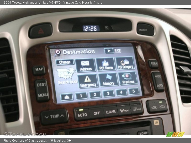 Vintage Gold Metallic / Ivory 2004 Toyota Highlander Limited V6 4WD
