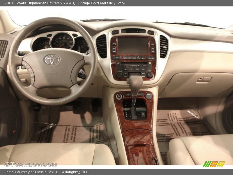 Vintage Gold Metallic / Ivory 2004 Toyota Highlander Limited V6 4WD