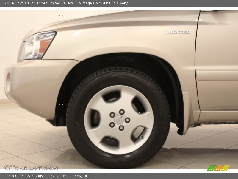 Vintage Gold Metallic / Ivory 2004 Toyota Highlander Limited V6 4WD