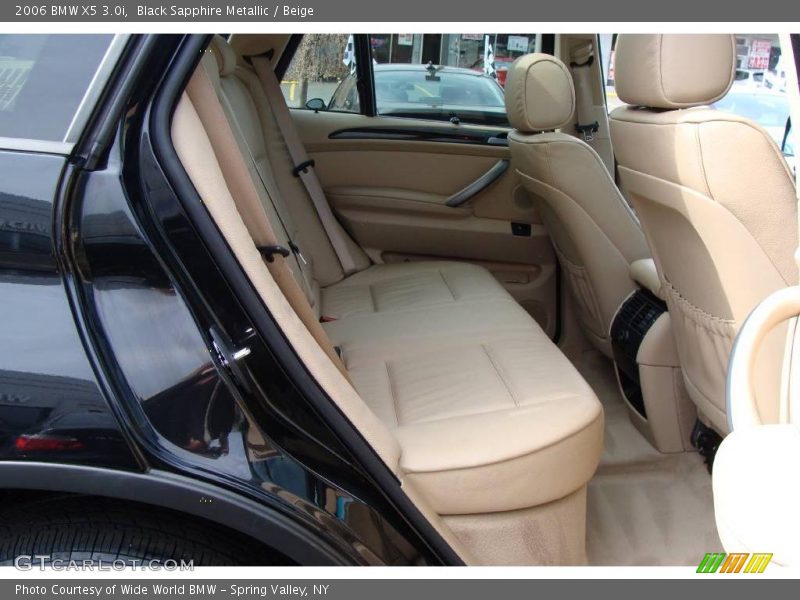 Black Sapphire Metallic / Beige 2006 BMW X5 3.0i