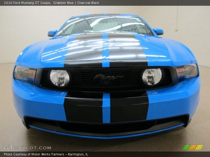 Grabber Blue / Charcoal Black 2010 Ford Mustang GT Coupe