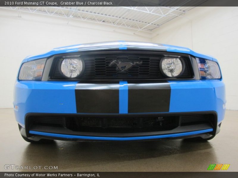 Grabber Blue / Charcoal Black 2010 Ford Mustang GT Coupe