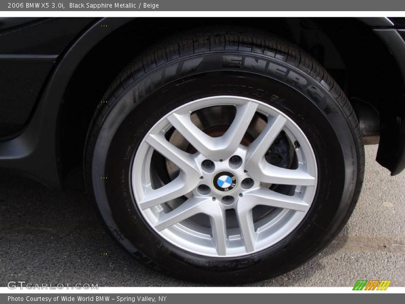 Black Sapphire Metallic / Beige 2006 BMW X5 3.0i